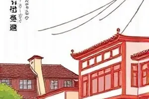 晚风收信人封面：黄昏天台的邮筒与信纸