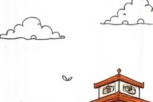 白露为霜封面：清晨草叶上的白霜特写