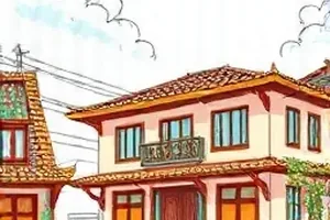 旧信里的春天封面：十七封信摊开的木桌